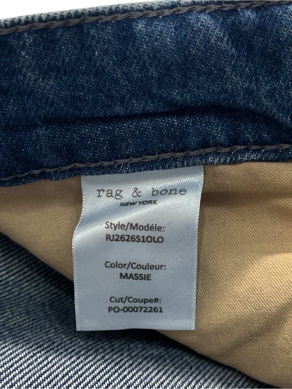 NWT Rag & Bone Lori Low Rise Wide Leg Full Length Jeans in Massie Wash Size 28 - Picture 7 of 10